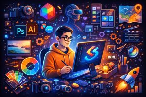 Read more about the article ממתחילים למקצועני מיתוג: המפה המלאה לשליטה בתוכנות אדובי, בניית פורטפוליו מנצח וכיבוש עולם העיצוב