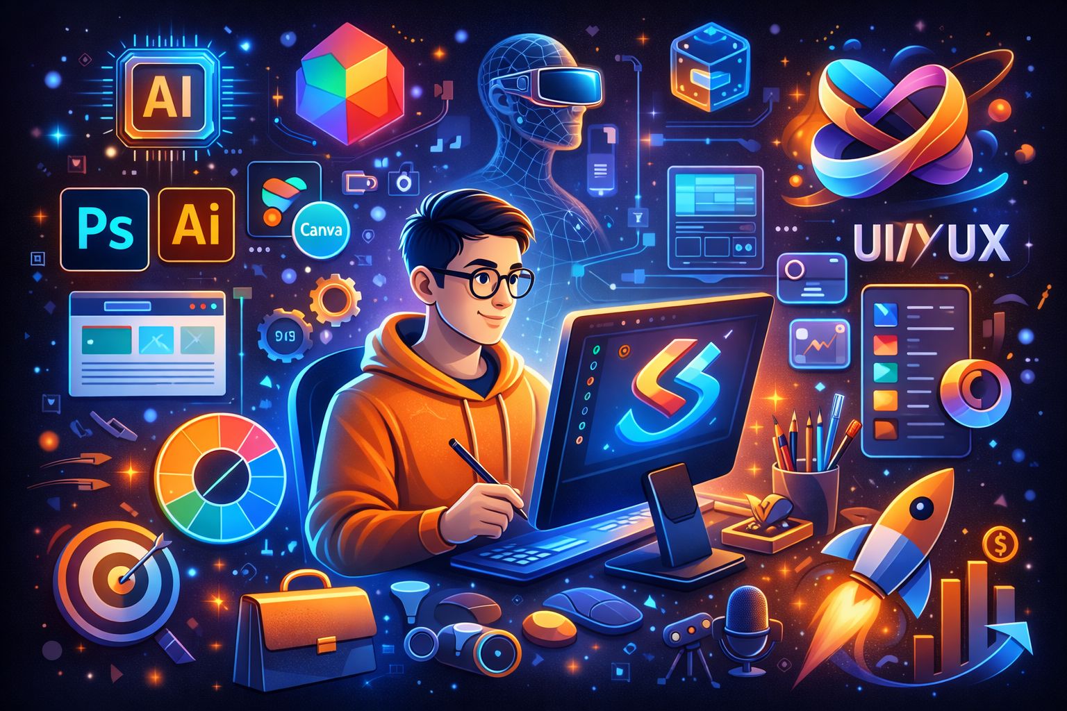 תקשורת חזותית המשלבת פסיכולוגיה, מתמטיקה וטכנולוגיה